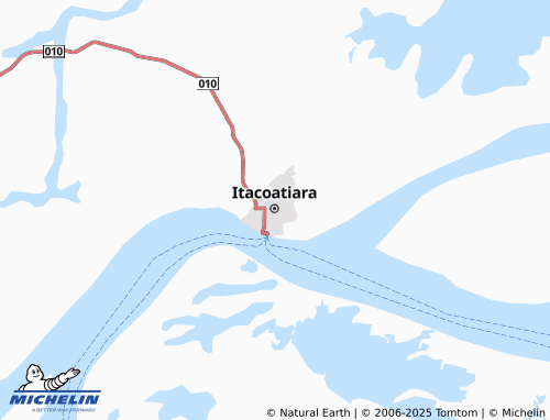 MICHELIN Santo Antônio map - ViaMichelin