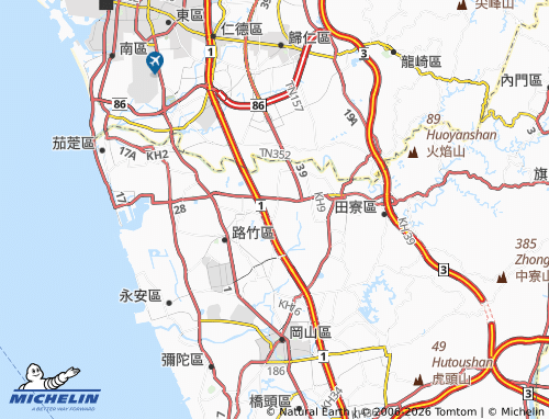 MICHELIN Sinyuan map - ViaMichelin