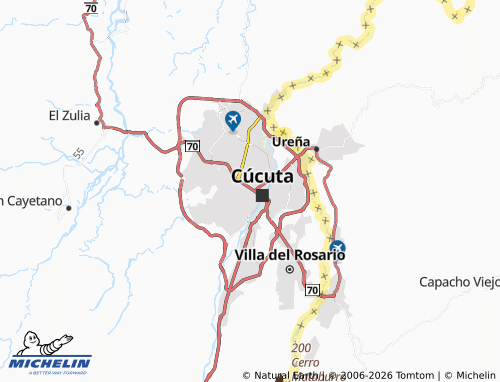 Carte MICHELIN Latino - ViaMichelin