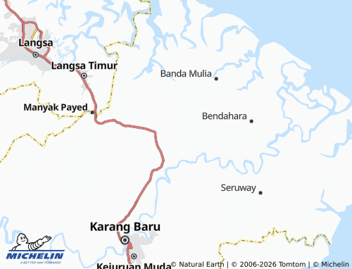 MICHELIN Suka Mulia map - ViaMichelin