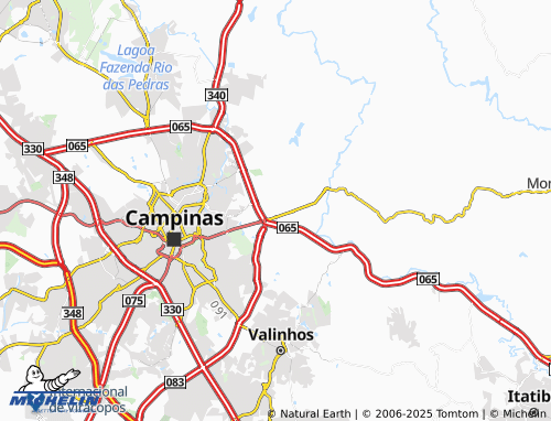 MICHELIN Chácara Bela Vista map - ViaMichelin
