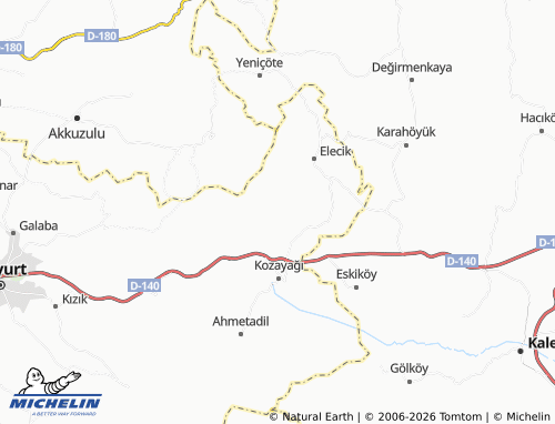 MICHELIN Haydar map - ViaMichelin