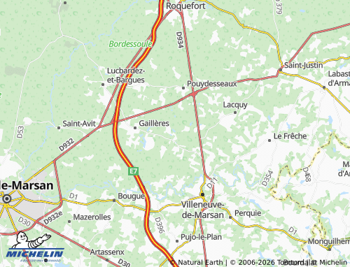 MICHELIN Sainte-Foy map - ViaMichelin
