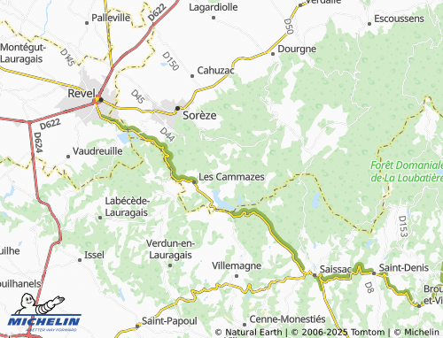 MICHELIN Le Montagnet map - ViaMichelin