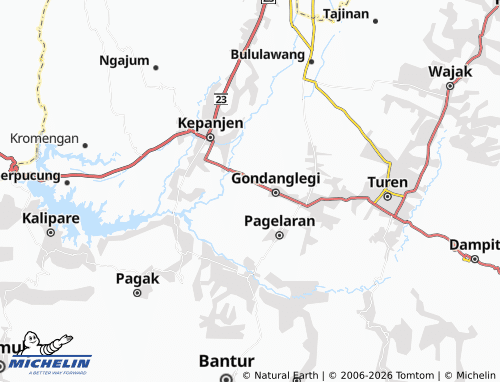 Mapa MICHELIN Karangsuko - ViaMichelin