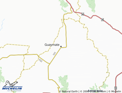 MICHELIN Guaymate map - ViaMichelin