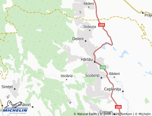 Mapa MICHELIN Pârcovaci - ViaMichelin