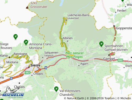 MICHELIN-Landkarte Sankt Barbara Perta - ViaMichelin