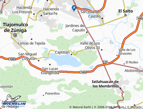Carte MICHELIN Cajititlán - ViaMichelin