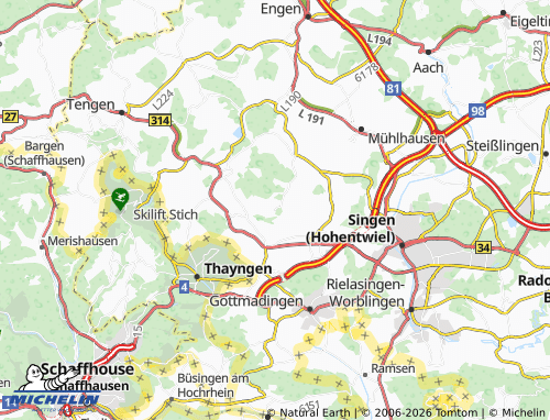 MICHELIN Pfaffwiesen map - ViaMichelin