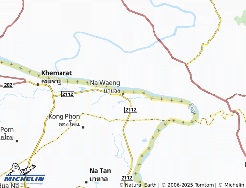 MICHELIN Na Waeng map - ViaMichelin