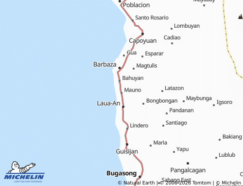 MICHELIN Mauno map - ViaMichelin