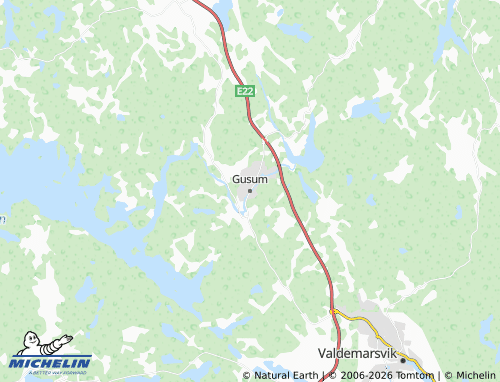 Carte MICHELIN Gusum - ViaMichelin