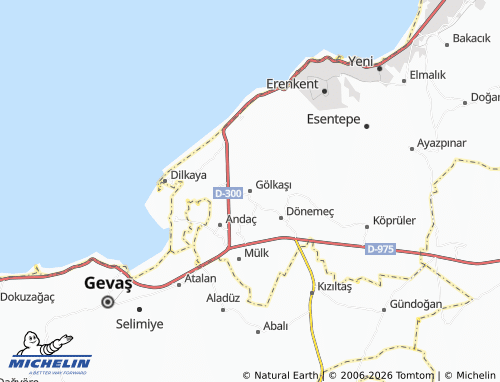 Mappa MICHELIN Gölkaşı - ViaMichelin