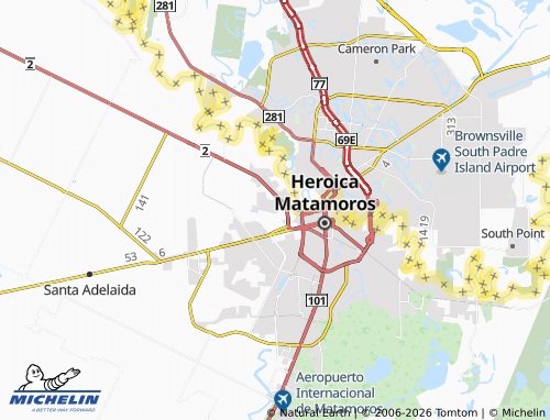 Mapa MICHELIN Uniones - ViaMichelin