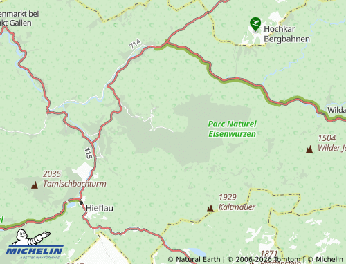 Mappa MICHELIN Gamsforst - ViaMichelin