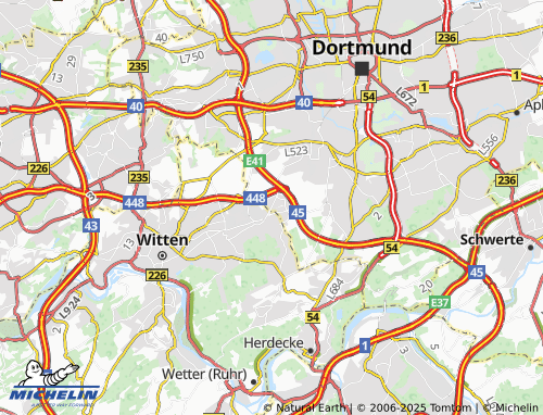 MICHELIN Persebeck map - ViaMichelin