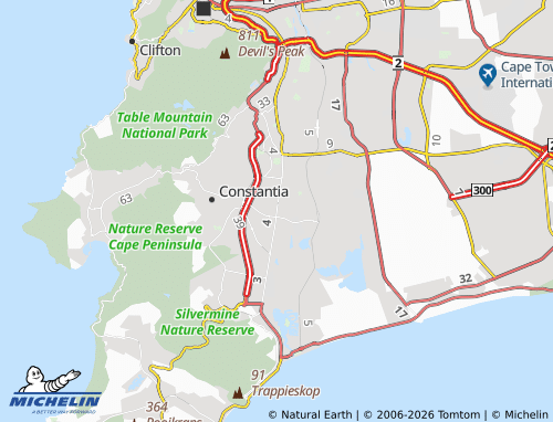 Mapa MICHELIN Diep River - ViaMichelin