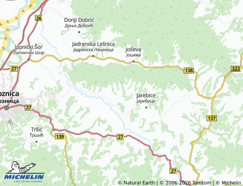 Mapa MICHELIN Veliko Selo - ViaMichelin