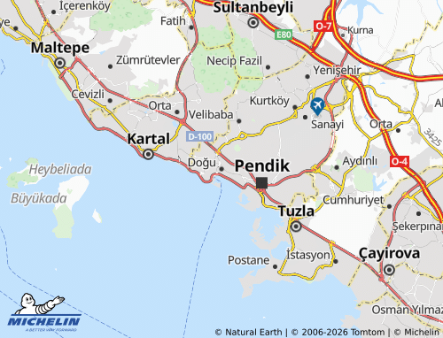 Mappa MICHELIN Doğu - ViaMichelin
