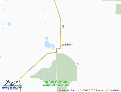 Mapa MICHELIN Walden - ViaMichelin