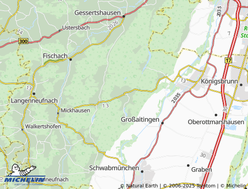 MICHELIN Reinhartshausen map - ViaMichelin