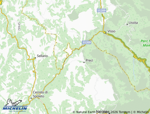 MICHELIN-Landkarte Castelvecchio - ViaMichelin