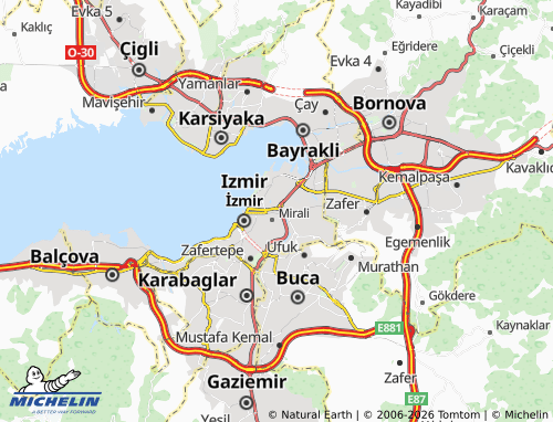 MICHELIN Oğuzlar map - ViaMichelin