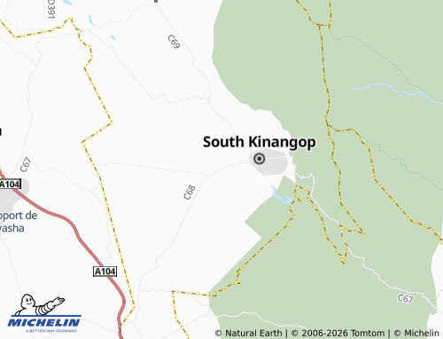 MICHELIN Njabini map - ViaMichelin