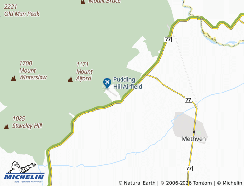 MICHELIN-Landkarte Pudding Hill - ViaMichelin