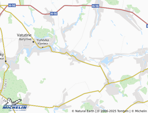 MICHELIN Stetsivka map - ViaMichelin