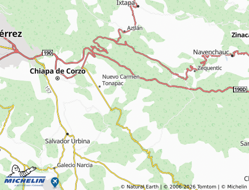 MICHELIN Nucatili map - ViaMichelin