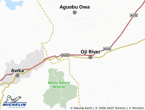 MICHELIN Ugwuoba map - ViaMichelin