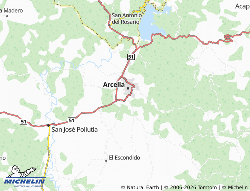 Mappa MICHELIN Paderón Colorado - ViaMichelin