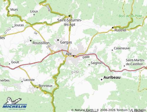 MICHELIN-Landkarte Apt - ViaMichelin