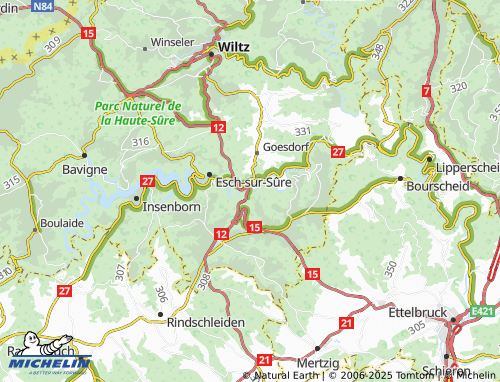 Mapa MICHELIN Heiderscheidergrund - ViaMichelin