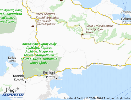 MICHELIN Iliokastro map - ViaMichelin