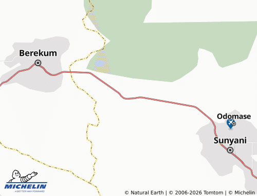 Mapa MICHELIN Nsuatre - ViaMichelin