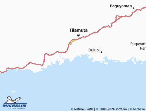 MICHELIN Pentadu Timur map - ViaMichelin