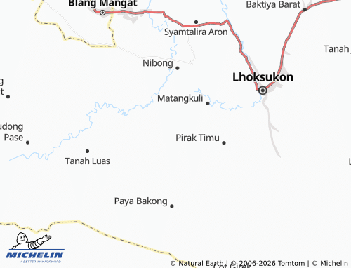 MICHELIN Blang Paku map - ViaMichelin