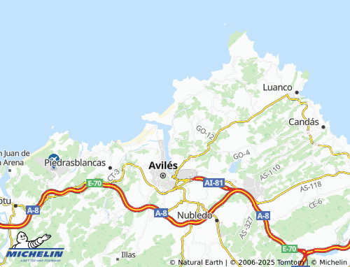 MICHELIN-Landkarte Endasa - ViaMichelin