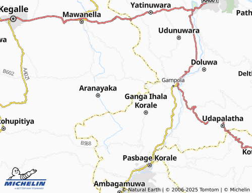 MICHELIN Selawa East map - ViaMichelin