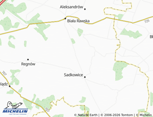 MICHELIN Nowe Szwejki map - ViaMichelin