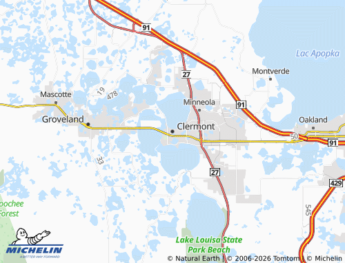 Mapa MICHELIN Clermont - ViaMichelin
