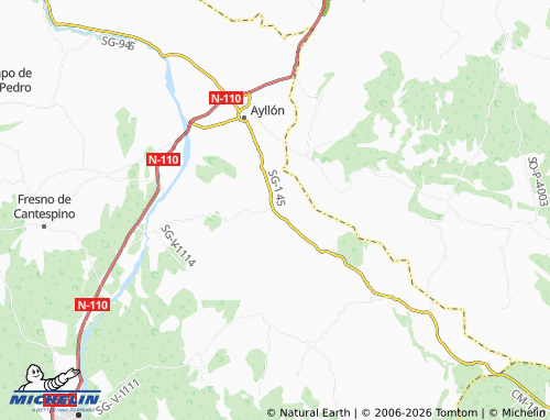 MICHELIN Francos map - ViaMichelin