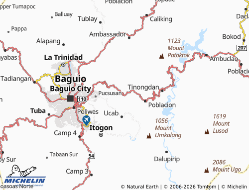 MICHELIN Loacan map - ViaMichelin