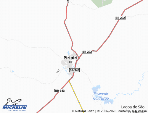 MICHELIN Caixa d'Água map - ViaMichelin