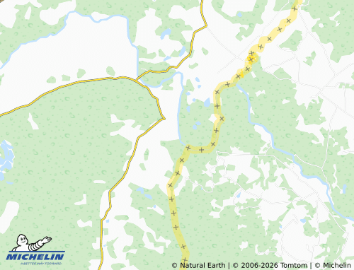 MICHELIN Girdžiūnai map - ViaMichelin