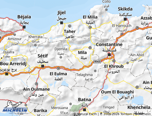 Mapa MICHELIN Bouhatim - ViaMichelin