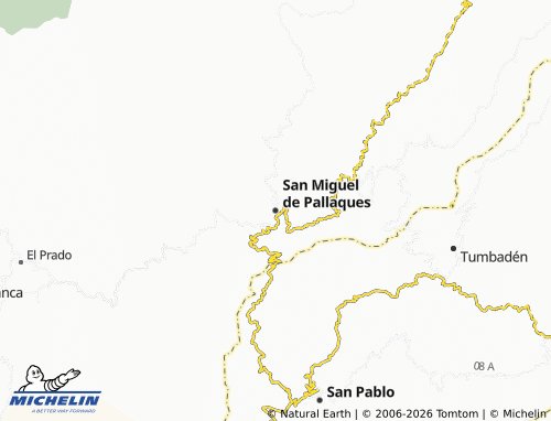 MICHELIN San Miguel de Pallaques map - ViaMichelin